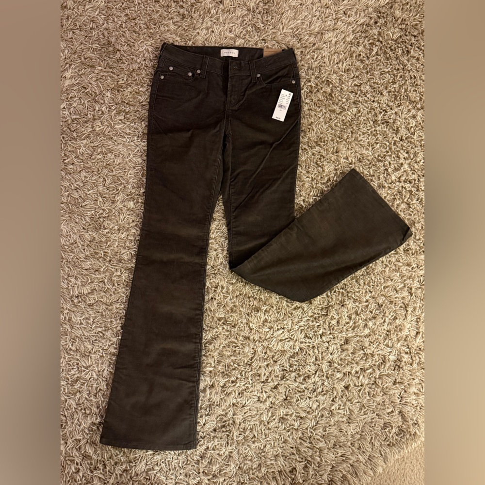 NWT Pacsun Jade Low Rise Bootcut Jeans Stretch Corduroy Brown